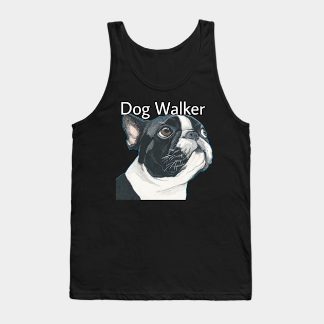 Dog walker Tank Top by teedesign20